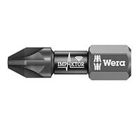 Wera 057621 855/1 Impaktor Insert Bit Pozi PZ2 25mm (Box 10)