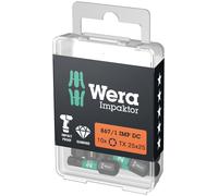 Wera 05057626001 867/1 IMP DC TORX® DIY Impaktor bits, TX 30 x 25 mm, 10 pieces