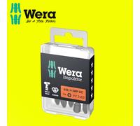 Wera 855/1 Impaktor Pozi Screwdriver Bits PZ2 50mm Pack of 5