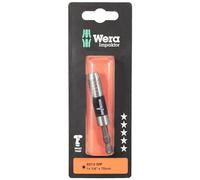 Wera 05057675001 897/4 Impaktor Bit Holder with retaining Ring and Magnet - Silver