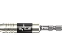 Wera 05057675001 897/4 Impaktor TriTorsion Bit Holder, Silver, 1/4 x75 mm