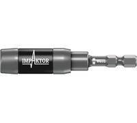 Wera 05057676001 897/4 IMP R Impaktor holder with retaining ring and ring magnet, 1/4" x 75 mm