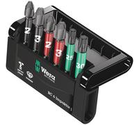 Wera Mini-Check Impaktor 4 PH/PZ/Torx Bits, 6-Piece Set