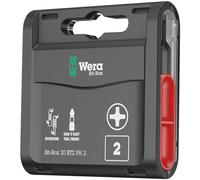 Wera BiTorsion Screwdriver Bits PH2 x 25mm Pack Of 20 Pieces In Bit-Box 057751