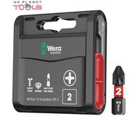Wera 05057752001 BitBox Impaktor Phillips Screwdriver Bits PH2 x 25mm Pack of 15