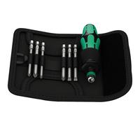 Wera Kraftform Komapkt 41 Bitholding Screwdriver Set, with bits in pouch, PH/PZ/TXBO, 11PC, 05059299001