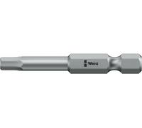 Wera 840 Extra Tough Hex Tamperproof Security 89mm Screwdriver Bits, 2mm-6mm