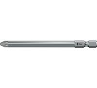 Wera 05060035001 2 x 89 mm Z 855/4 PZ Bits for Pozidriv Screws - Silver