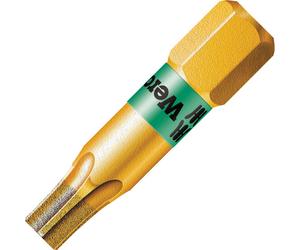 Wera 05066106001 BiTorsion Diamond Hard Bit For Torx Screws TX25 x...
