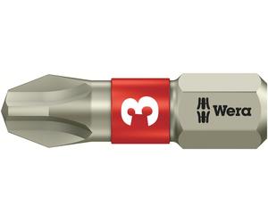 Wera 05071012001 3851/1 TS bits, stainless, PH 3 x 25 mm