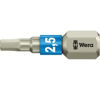 Wera 05071072001 3840/1 TS bits, stainless, 2.5 x 25 mm