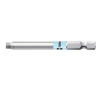 Wera 05071098001 3868/4 Square Socket Bits, Stainless Steel # 2 x 89