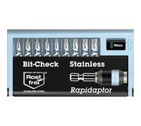 Wera 05071110001 BC10/9 Stainless Torsion Bit-Check PH/PZ/TX, 10-P...