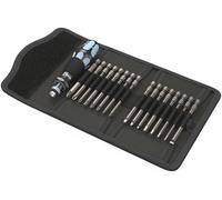 Wera 17 Piece Kraftform Kompakt 60 Stainless Steel Screwdriver Bit Set Imperial