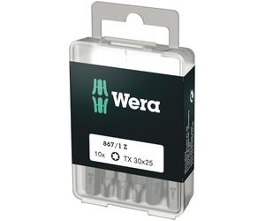 Wera 05072411001 867/1 DIY TORX® bits, TX 30 x 25 mm, 10 pieces