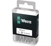 Wera 05072411001 Torx Extra-Tough Bits 867/1 Z TX30 x 25 mm, Pack of 10