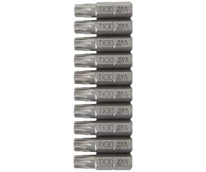 Wera 05072411001 Torx ExtraTough Bits 867/1 Z TX30 x 25 mm, Pack of 10