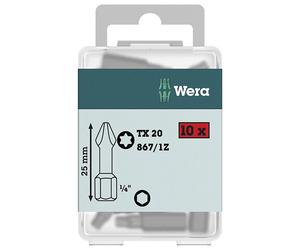 Wera 05072412001 Classic Torx Bits With 1/4in Hexagon Drive TX 40,...