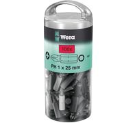 Wera 05072441001 851/1Z Extra Tough PH2 Screwdriver Bits, Pack of 100