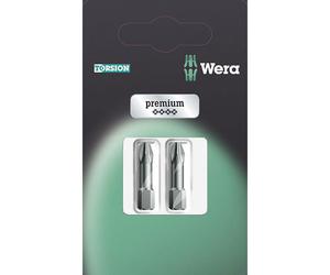 Wera 05073324001 Premium Torsion Bits With 1/4in Hexagon Drive PH2...