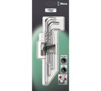 Wera 05073391001 950 PKL/9 Premium Chrome-Plated Hex-Plus 9-Piece ...