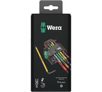Wera 05073599001 967 SPKL/9 BO Torx Key Ball End Set of 9 (TX8-TX40)