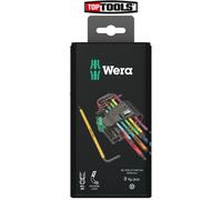 Wera 05073599001 Multicolour Ball End Security Tamper TORX L-Key Set 9 Piece