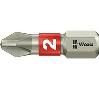 Wera 05073611001 PH1 x PH2 x 25 mm 3851/1 TS SB Stainless Steel Bits - Silver