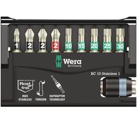 Wera 05073630001 Bit-Check 10 Stainless 1 SB, 10 pieces