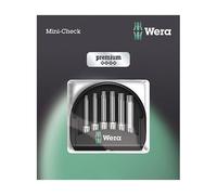 Wera 05073637001 Premium Mini-Check Torx Bits, 6-Piece Set