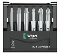 Wera 05073638001 Mini-Check SB Set Torsion Extra-Tough 50 mm Direct Drive PH / PZ / TX 6pc
