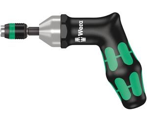 Wera 05074721001 7400 Imperial series Kraftform Torque screwdrivers, with factory pre-set value (25.0-55.0 in. lbs.) and Rapidaptor quick-release chuck, pistol handle, 7467 x 25 in. lbs. x 25-55 in. l
