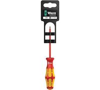 Wera 05100000001 0.4 x 2.5 x 80 mm"160i SBVDE" Insulated Screwdriver for Slotted Screws - Silver