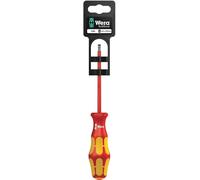 Wera 05100003001 0.8 x 4 x 100 mm "160i SBVDE" Insulated Screwdriver for Slotte