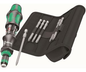 Wera 051017 KK20 Tool Finder 13 Pce Kraftform Screwdriver, Assorted Bits & Pouch