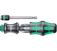 Wera 051019 Kraftform compact 20a bit set, black green