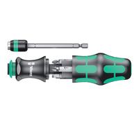 Wera 051019 Kraftform compact 20a bit set, black green