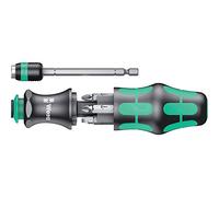 Wera 051019 Kraftform compact 20a bit set, black green