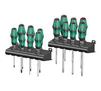 Wera 05105630001 Kraftform Big (Pack 300) Series Screwdriver Set, Green