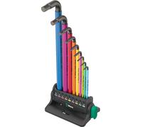 Wera 05133165001 950/9 Hex-Plus Multicolour 3, L-key set, metric, BlackLaser