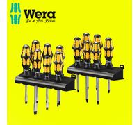 WERA Kraftform Pozi/Slot/Ph/Tx Hammer Thru Chisel Driver Screwdriver Set,133285