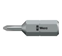 Wera 05135041001 851/1 PH 0 x 25 x 2.5 mm J Bits for Phillips Screws - Silver