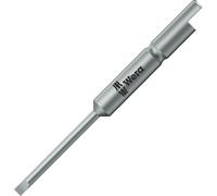 Wera 05135265001 800/9 C Slotted Screw Bit Halfmoon Drive, 1.5 x 44mm