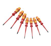 Wera Kraftform VDE Slim Shaft MCB Modulo PZ/S 1 & PZ/S 2 Screwdriver Set, 006470