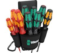 Wera 05136032001 9620 Belt-Pouch Set 1, Screwdriver set