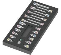 Wera 05150113001 9723 Foam insert Zyklop B 3/8" bit socket set 1, 22 pieces
