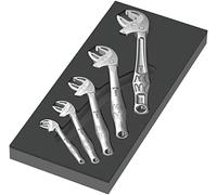 Wera 05150122001 9732 Foam Insert 6004 Joker Set 1, 5 Pieces, Chrome, Matt