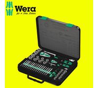 Wera 8100 SA/SC 2 Zyklop Speed Ratchet, Socket & Bit Set, 1/4" & 1/2" Drive, 43pc, 05160785001