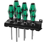 Wera 05223161001 Kraftform Plus 367/7 TORX HF (Holding Function) Screwdriver Set, TX8 to TX30, 6-Piece