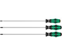 Wera 335/350/355/3 Kraftform Plus Extra-Long Screwdriver set, PH/PZ/SL, 3pc, 05347735002, Multi-colour